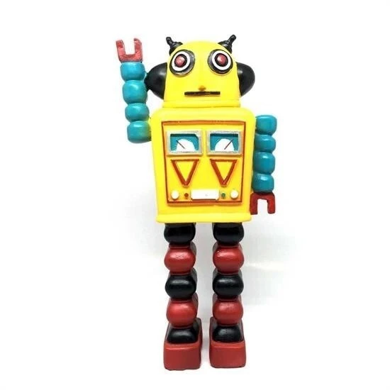 BUFFER® Decotown Nostaljik Sevimli Uzaylı Robot Şeklinde Figür Biblo - Resim 2