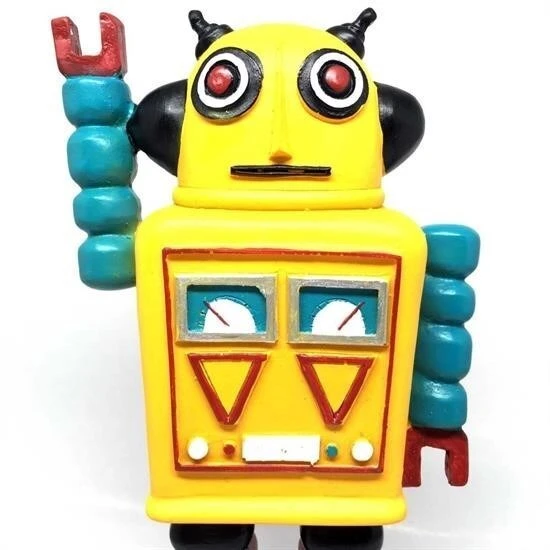 BUFFER® Decotown Nostaljik Sevimli Uzaylı Robot Şeklinde Figür Biblo ürün görseli 1