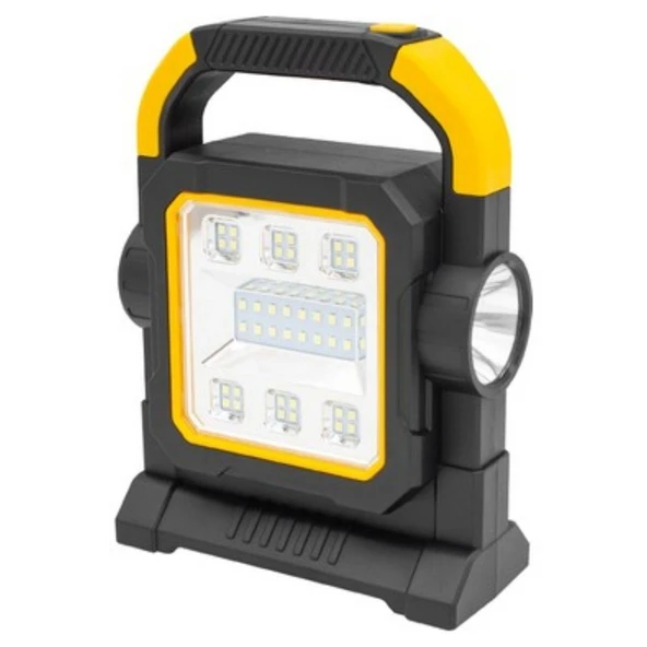 BUFFER® HelloCloud Şarjlı Solar LED Çalışma Işığı | USB Çıkışlı Taşınabilir Projektör Lamba ürün görseli 1