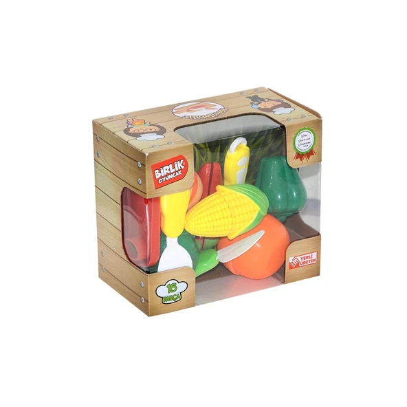 URT007-KUTU-1ABC KESİLEBİLEN SEBZE MEYVE 16 PCS ürün görseli 1