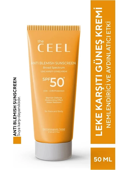 The Ceel Spf 50+ Leke Karşıtı Tüm Ciltler İçin Yüksek Korumalı Güneş Kremi 50 ml ürün görseli 1