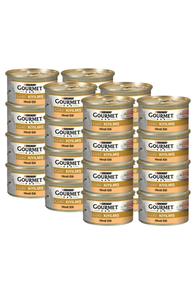 Gourmet Gold Kıyılmış Hindili Yetişkin Kedi Konservesi 85 gr 24 Adet ürün görseli 1