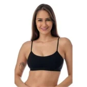 Pedli İp Askılı Siyah Büstiyer - Resim 2