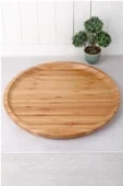Bambu Sunum Tabağı 30 cm Royaleks-YUV3030 - Resim 2