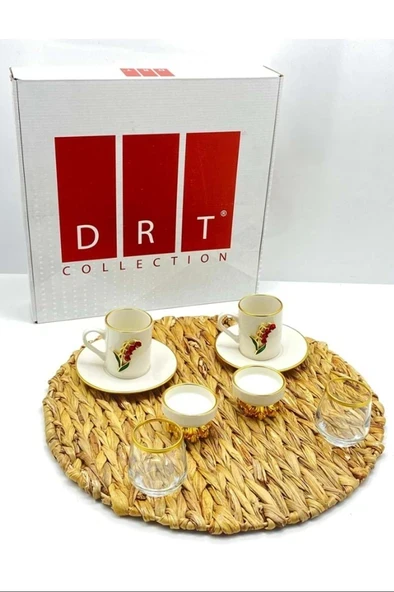 Collection Kahve Seti Lale Royaleks-DRT-6060-5 ürün görseli 1