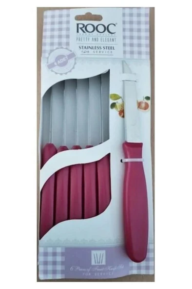 Prety 6'lı Meyve Bıçak Seti Royaleks-MYV-06 ürün görseli 1