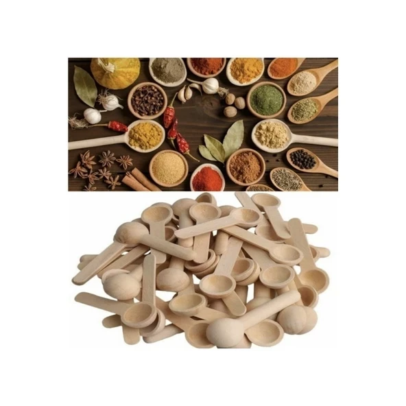 Bambu Baharat ve Reçel Kaşığı 6 Adet ürün görseli 1