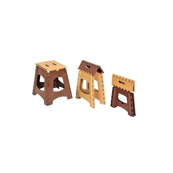 Küçük Boy Katlanabilir Plastik Tabure - Katlanır Tabure 23x27x27 cm ürün görseli 1