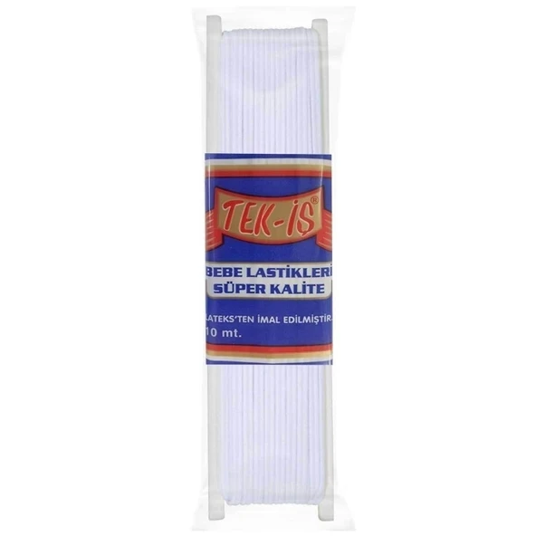 Tekis Lastik Bebe Lastiği 10 Metre ürün görseli 1