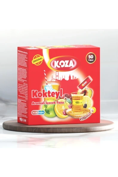 Koza Tek İçimlik Kokteyl Aromalı Toz İçecek 50'li ürün görseli 1