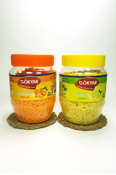 1 Adet Portakal + 1 Adet Limon Aromalı Toz Içecek Oralet 2x350 gr ürün görseli 1