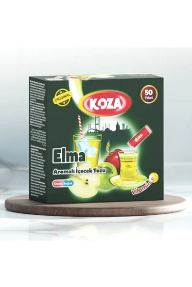 Koza Tek İçimlik Elma Aromalı Toz İçecek 50'li ürün görseli 1