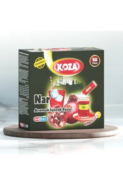 Koza Tek İçimlik Nar Aromalı Toz İçecek 50'li ürün görseli 1