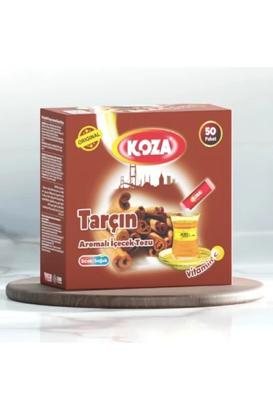 Koza Tek İçimlik Tarçın Aromalı Toz İçecek 50'li ürün görseli 1
