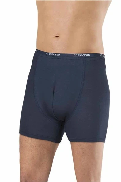 Bambu Düz Renk Erkek Boxer Lacivert - 1275A ürün görseli 1