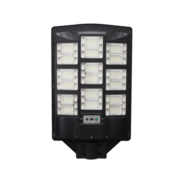 900 Watt Çok Kaliteli, Kumandalı, Güneş Enerjili, Fotoselli, Sensörlü, 3 Modlu Solar Bahçe Armatürü ürün görseli 1