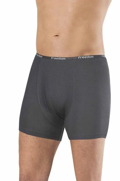 Bambu Düz Renk Erkek Boxer Füme - 1275A ürün görseli 1