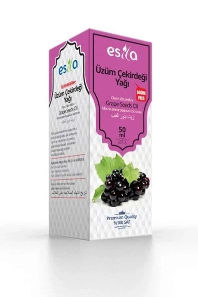 Üzüm Çekirdeği Yağı 50 Ml. ürün görseli 1