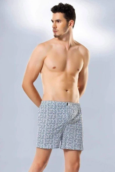 Erkek Penye Empirme Boxer Desenli - 1119A ürün görseli 1