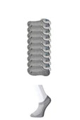 Gri Erkek Görünmez Çorap 9 çift - Resim 2