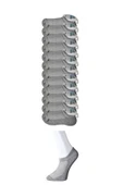 Gri Erkek Görünmez Çorap 12 çift - Resim 2
