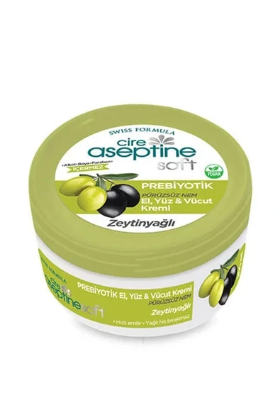 Cire Aseptine Soft Zeytinyağlı Nemlendirici Pürüzsüzleştirici Prebiyotikli Krem 200 ml ürün görseli 1