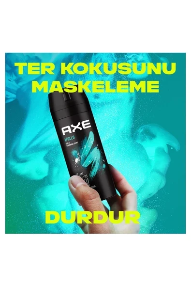 Axe Erkek Sprey Deodorant Apollo 48 Saat Etkileyici Koku Vücut Spreyi 150 ml ürün görseli 1