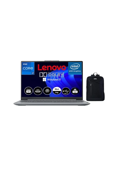 LENOVO Ideapad Slim 3 Intel Core i7-13620H 16GB 256GB SSD Windows 11 15.6" Notebook 83EM008NTR ürün görseli 1