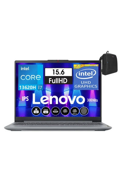 LENOVO Ideapad Slim 3 15IRH8 i7-13620H 16GB 1tb SSD W11PRO 15.6" Fhd IPS 883EM008NTR09+ZETTAÇANTA ürün görseli 1