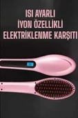 Fön Tarağı Saç Düzleştirici Sıkı Dişli Isı Ayarlı Elektriklenme Karşıtı 2