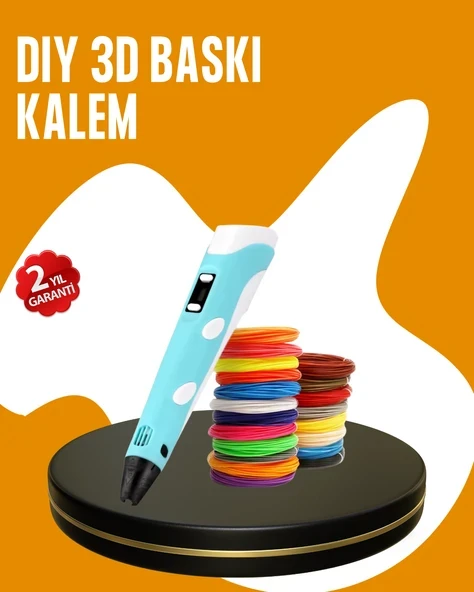 Yaratıcı Çizim ve Modelleme İçin Profesyonel 3D Yazıcı Kalem ürün görseli 1