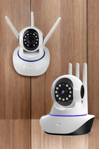 Ev Kamerası Wifi Kamerası Video Kayıt Çift Yönlü Hareket Sensörü Bebek ürün görseli 1