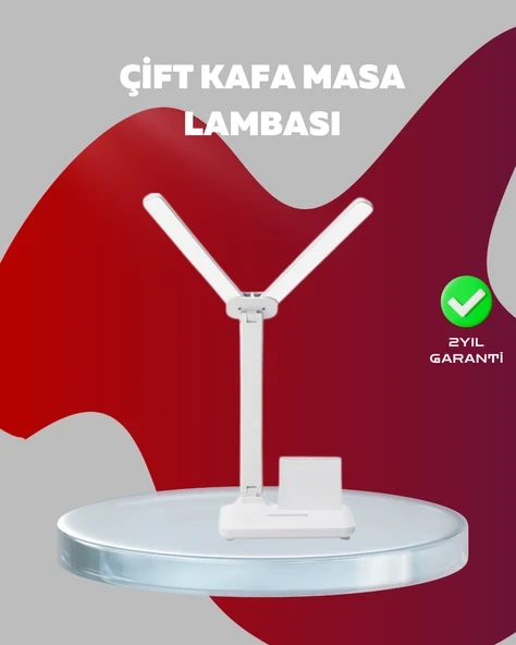 Kısılabilir LED Masa Lambası – Kalemlik, Telefon Standı ve Okuma Işığı Bir Arada ürün görseli 1