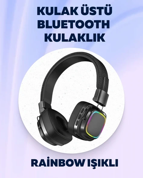 Yüksek Ses Kaliteli Kablosuz Kulak Üstü Kulaklık – BT 5.3 ürün görseli 1