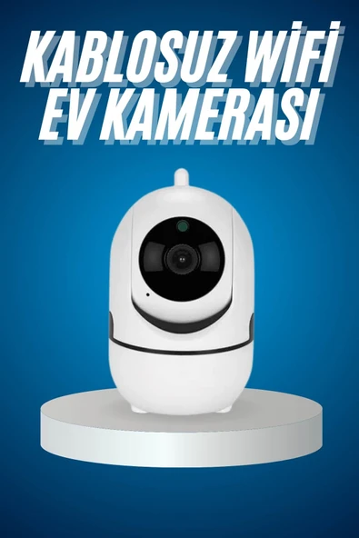 Mini IP Kamera Hareketli Güvenlik Kamerası Kablosuz Wifi Kamera Mikrofonlu ürün görseli 1