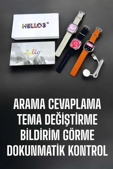 Akıllı Saat Yeni Nesil Bluetooth Bağlantılı Uyku Sağlık Takibi GPS Ve NFC Uyumlu ürün görseli 1