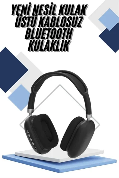 Yeni Nesil Bluetooth Kulaklık Kulak Üstü ANC Özelliği Yüksek Ses Kaliteli ürün görseli 1