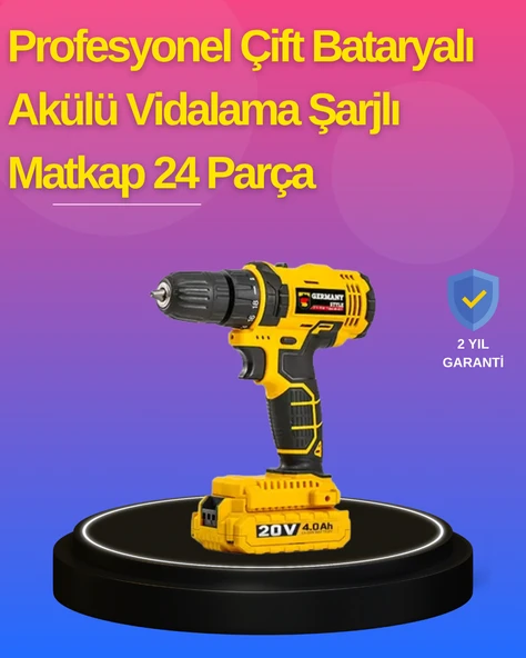 Hafif ve Ergonomik 12V Kablosuz Matkap | Hızlı Şarj ve Uzun Pil Ömrü ürün görseli 1