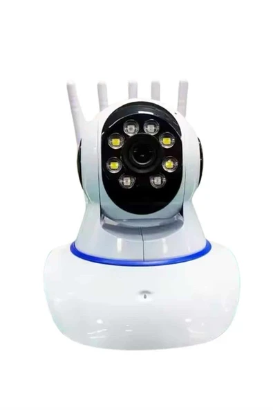 LED Aydınlatmalı 5 Antenli Motorlu 1080P Wifi Kamera Sensörlü ürün görseli 1