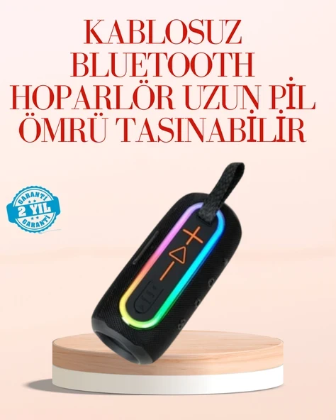 Taşınabilir Bluetooth Hoparlör Kırmızı IP67 Su Geçirmez ürün görseli 1