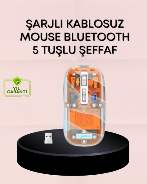 Hafif ve Taşınabilir Fare – 43 Gram, Otomatik Uyku Modlu ürün görseli 1