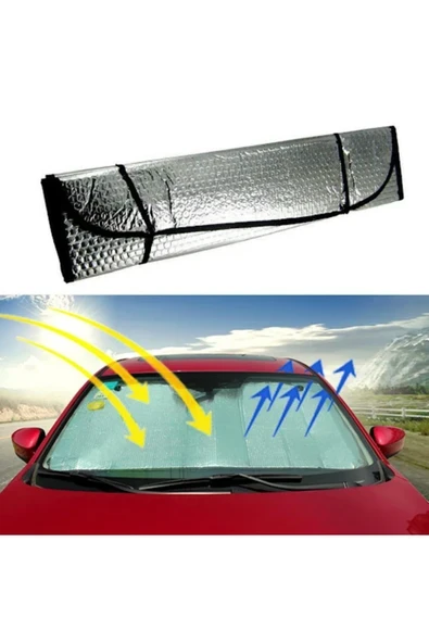 Katlanabilir Ön Cam Güneşlik Araç İçi Isı Yalıtımı Skoda Superb Peugeot 3008 Renault Megane Opel Astra ürün görseli 1