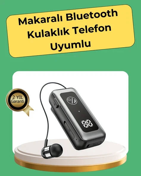 Hafıza Kartı Destekli Bluetooth 5.2 Kulaklık – İki Cihaza Bağlanma Özelliği ürün görseli 1