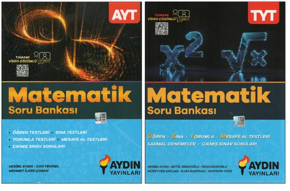 Aydın Yayınları AYT-TYT Soru Bankası ( 2 Kitap) ürün görseli 1