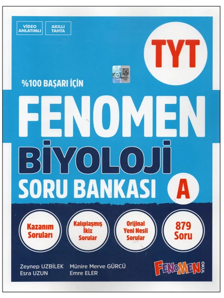 Fenomen Tyt Biyoloji Soru Bankası ürün görseli 1