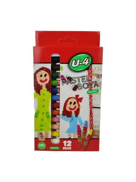 3B Trend U-4 12'li Pastel Boya ürün görseli 1