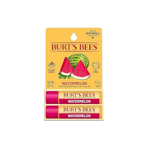 Burts Bees Karpuz Aromalı Nemlendirici Dudak Balmı 4,25 g ürün görseli 1