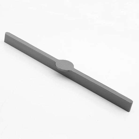 Saral Çizgili Füme Renk Metal Kulp 320 mm 32 cm Mobilya Çekmece Mutfak Dolabı Dolap Kapak Kulplar ürün görseli 1