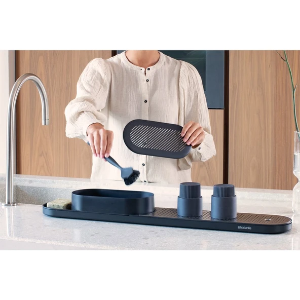 Brabantia Sınkstyle Infınıte Grey Lavabo Tezgah Düzenleyici Ve Kurutma Tepsisi ürün görseli 1
