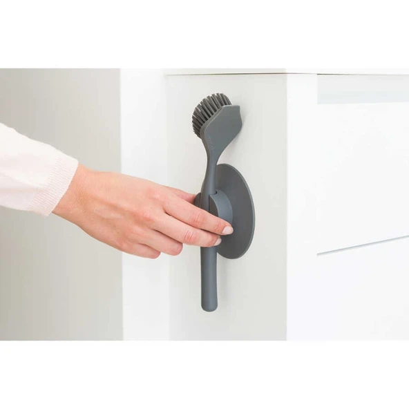 Brabantia Dark Grey Bulaşık Fırçası Ve Tutacağı ürün görseli 1